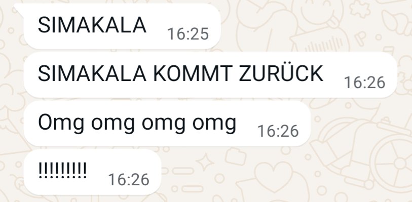 Einzig angemessene Reaktion.