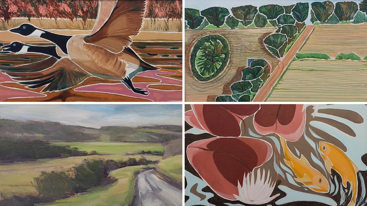 No matter the weather outside, our latest exhibition with Guildford Arts will bring the sunshine to you! 🌞 Sights of Summer features the work of talented artists Sinclair Webster &amp; Coleen Conti.

📍On display in our Assembly Room until 6 Sept
🎨 More: tinyurl.com/GI-Sights-of-S…