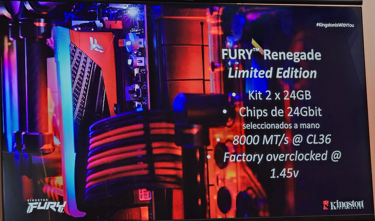 <a href="/KingstonLatam/">Kingston Latam</a> <a href="/JPCecillon/">Jean-Pierre Cecillon</a> Las specs de estas monstruosas memorias DDR5.