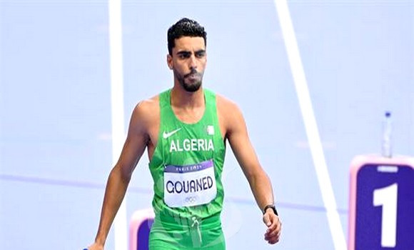 APS_Algerie's tweet photo. #JO_2024 | #Athlétisme (Repêchages - 800 m)🏃♂️: #Gouaned 🇩🇿 égale son record personnel et arrache une place en demi finale
🔗https://t.co/GkapTsTrgX https://t.co/Bc77nn5DJ2