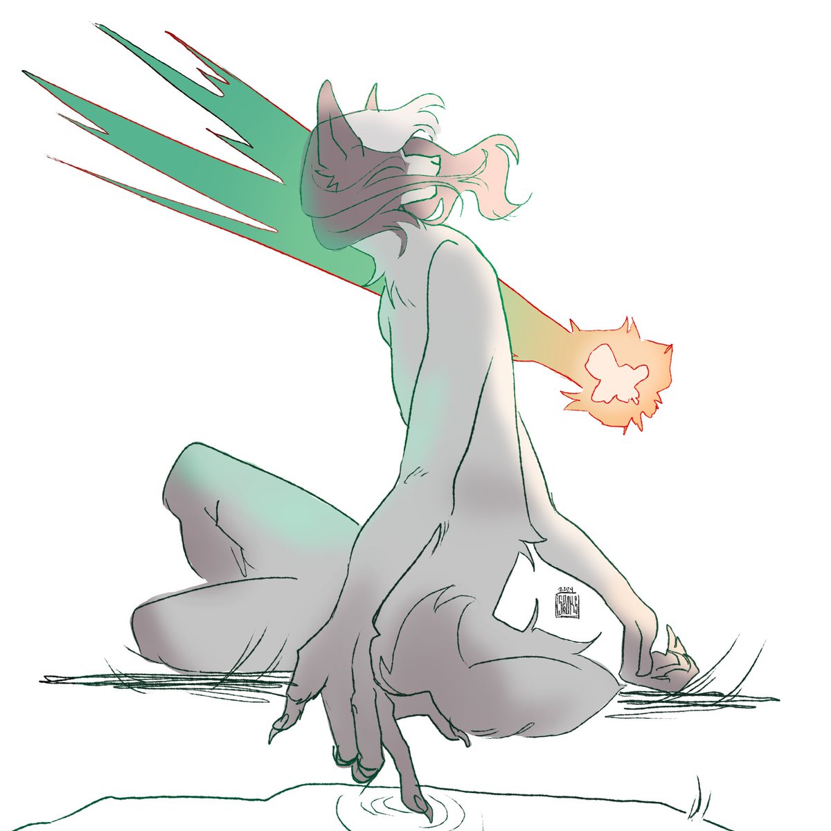 SpooksandOoks's tweet photo. Some attacks from my first #artfight2024seafoam https://t.co/Mn2FI1nO6Z