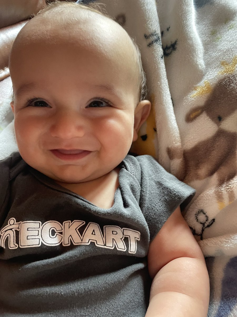 Everyone meet Colton Kash, the nephew of President &amp; CEO, Philip Bennett!

He’s still a little too young to sell electrical supplies, so in the meantime, we’d like to put his smile to good use as the new face of Eckart Supply!👶🏻
