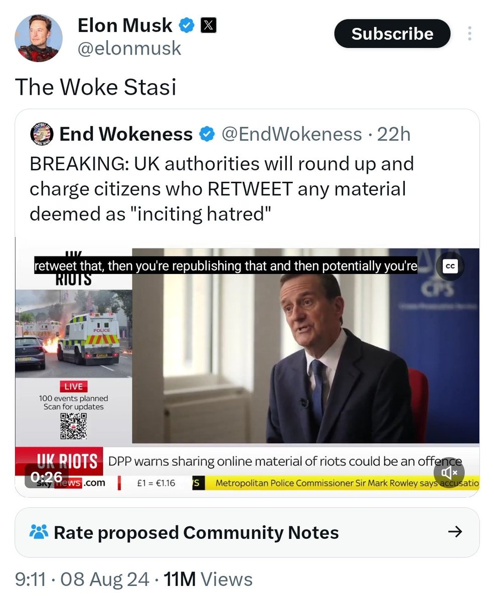nickreeves9876's tweet photo. Elon Musk is a fascist supporter of Putin's genocidal regime.

Defund fascism. Boycott Tesla. #DFBT https://t.co/ZodJABLspn