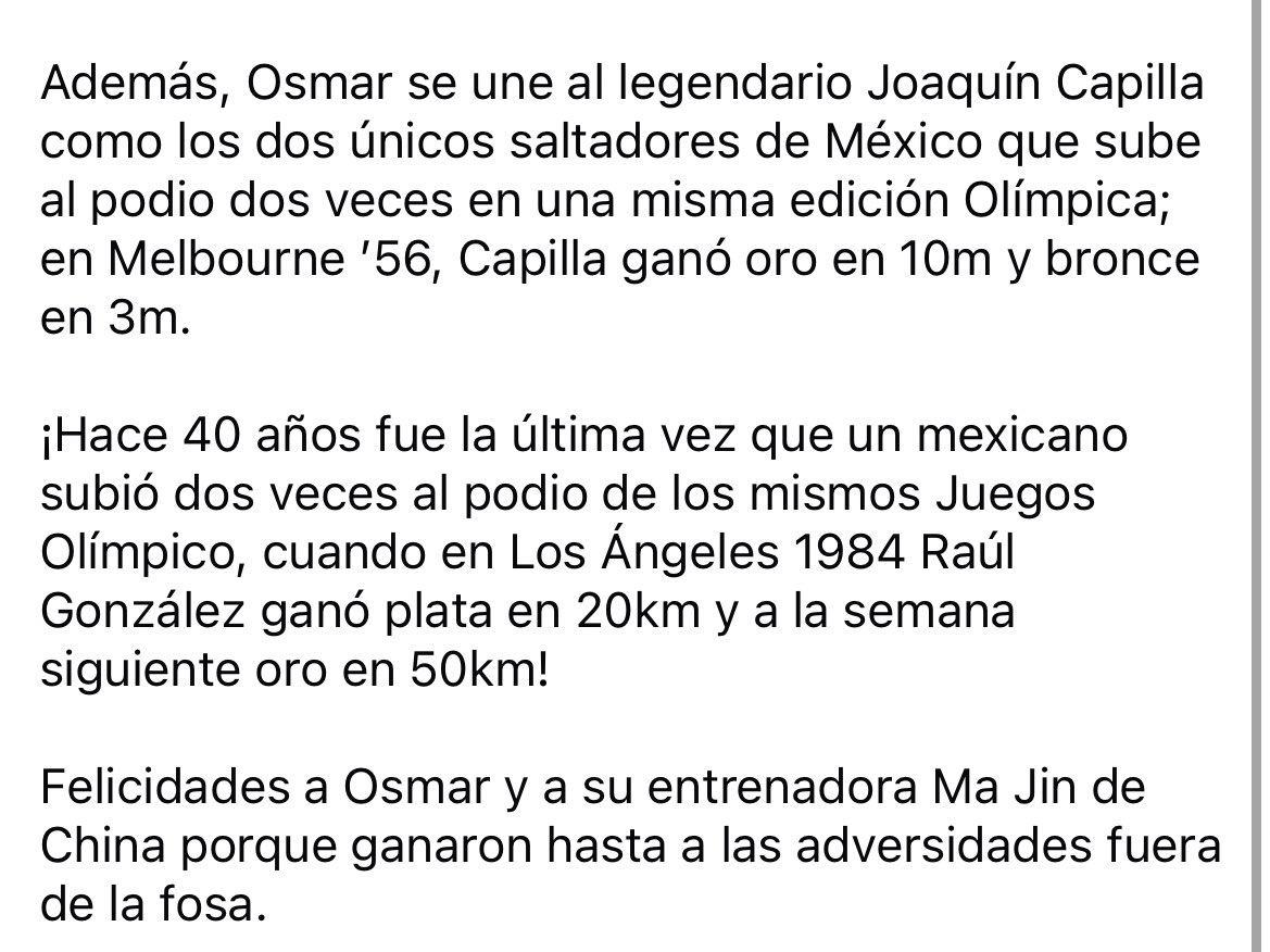🤩🥉🥹🙌🏽🇲🇽🤯🫶🏽💦

¡OSMAR IGUALA A JOAQUIN CAPILLA!

¡OSMAR IGUALA A GERMAN SANCHEZ!

¡OSMAR LOGRA ALGO QUE UN MEXICANO NO CONQUISRSBA HACE 40 AÑOS!