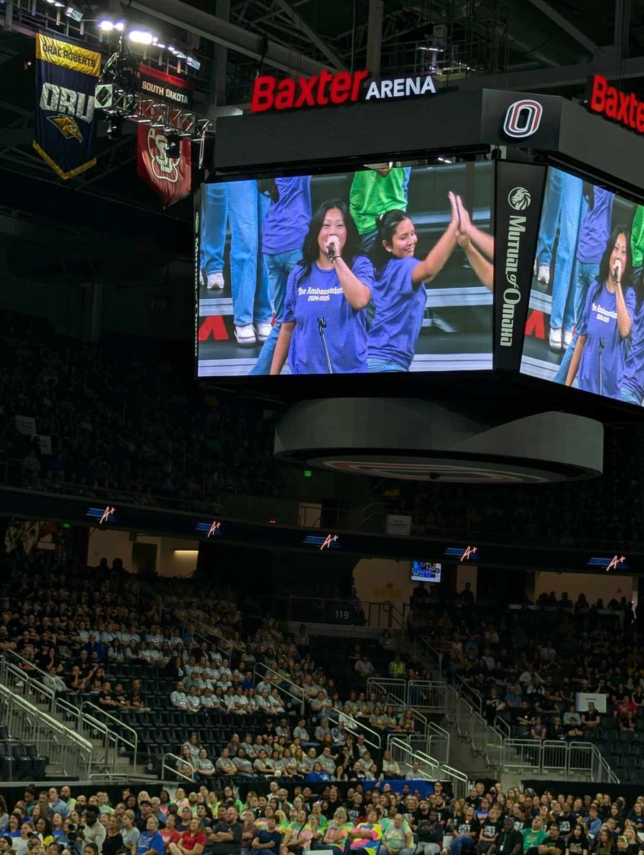 She did not tell me this!!!! What??!! 
#MyKid #opsallstaffkickoff #OPSProud #amazing #opsproduct #jacksonelementary #gomezheritage #marrsms #southhs