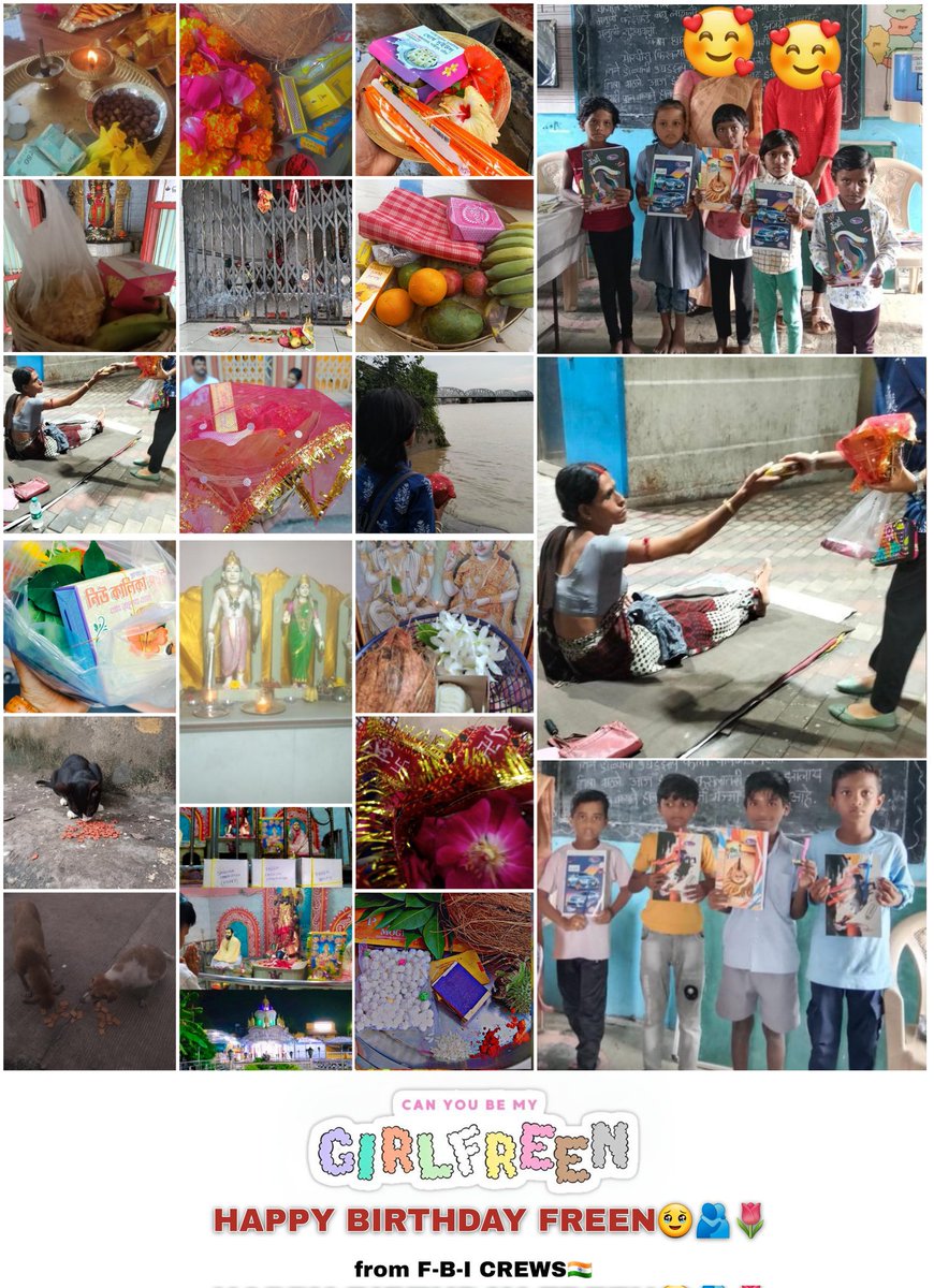 teamfbi_'s tweet photo. On Today's precious day we indian fans did these good merits by Freen's name to send her blessing. We appreciate those who involve in this activity.
BEST WISHES FOR SAROCHA 
#Freen26thSparkleDay #GIRLFREENS #srchafreen @srchafreen https://t.co/bVkLkZ8ZbA
