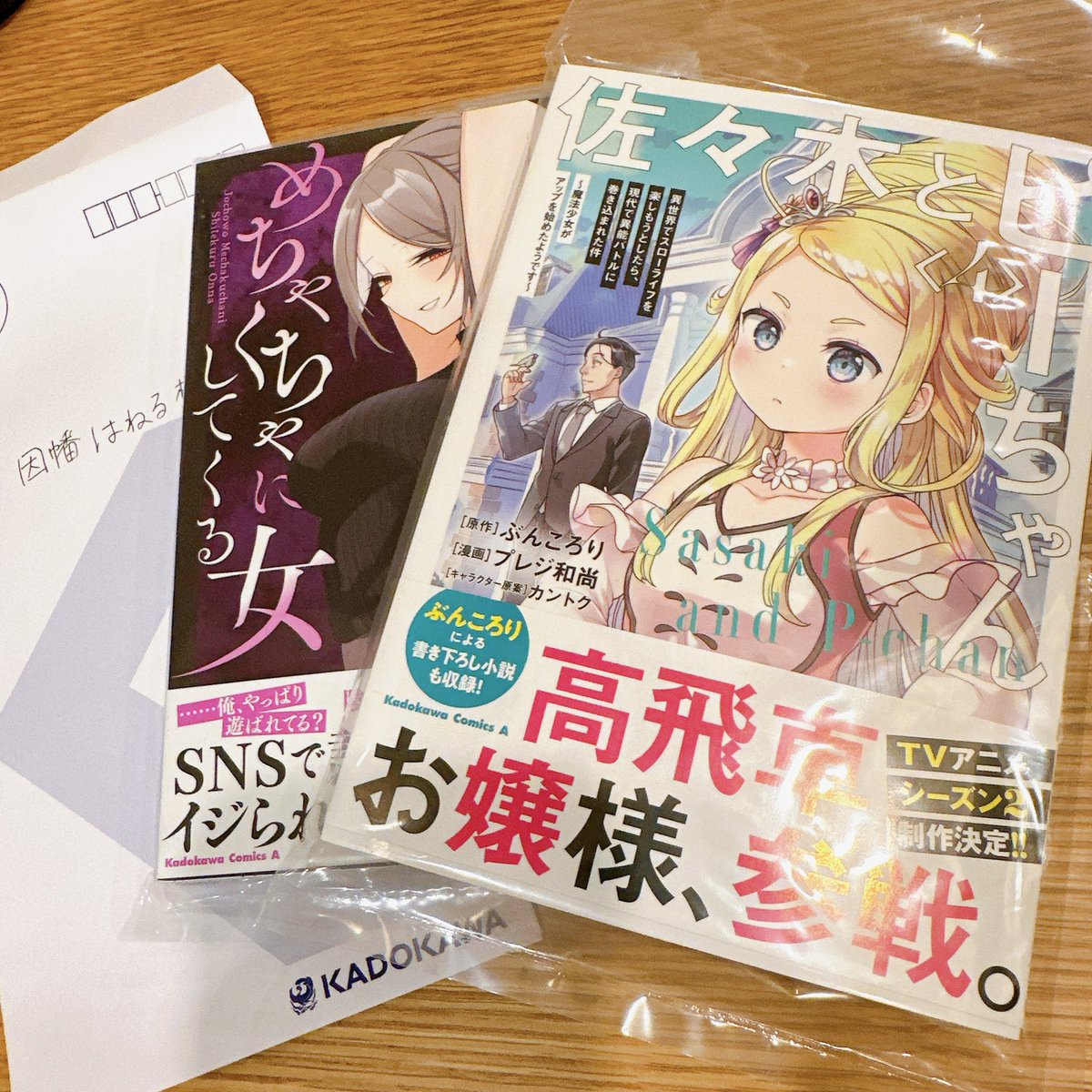 佐々木とピーちゃん』公式＠小説9巻＆コミックス4巻7/25発売！【TV 