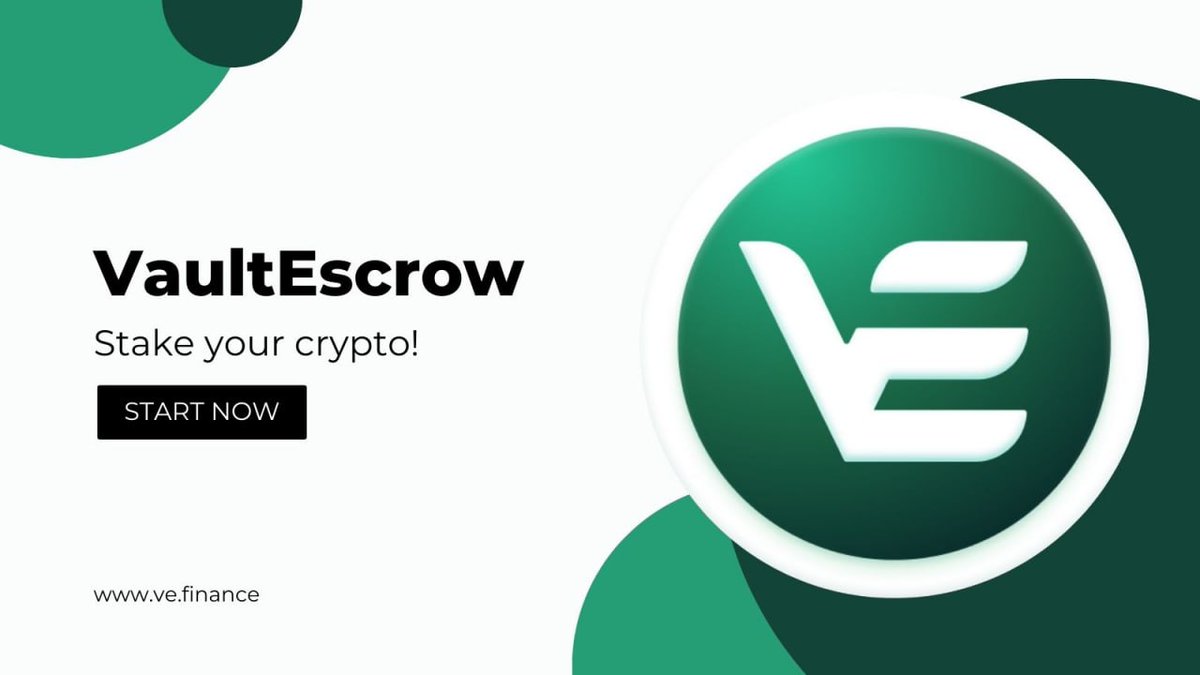 VaultEscrow_'s tweet photo. Power your crypto journey with high-yield staking on VaultEscrow! 🌟🔒 #VaultEscrow #DeFi #Crypto https://t.co/f04ByobUxZ