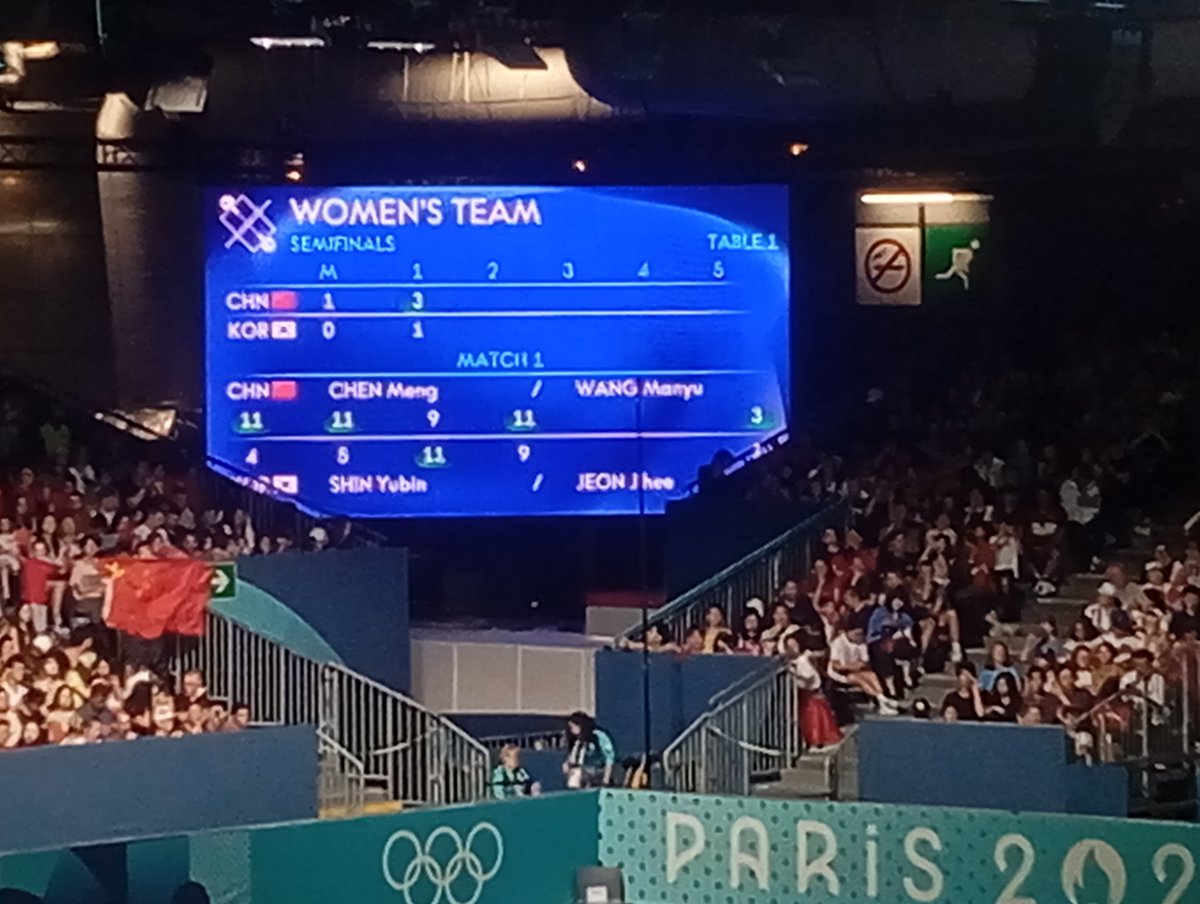 chang_hua's tweet photo. #MerciAlice très belle demi-finales du #Tabletennis femmes par équipe au #JOParis2024
👏👏👏 cc @FAMilliat https://t.co/4pACIb8n23
