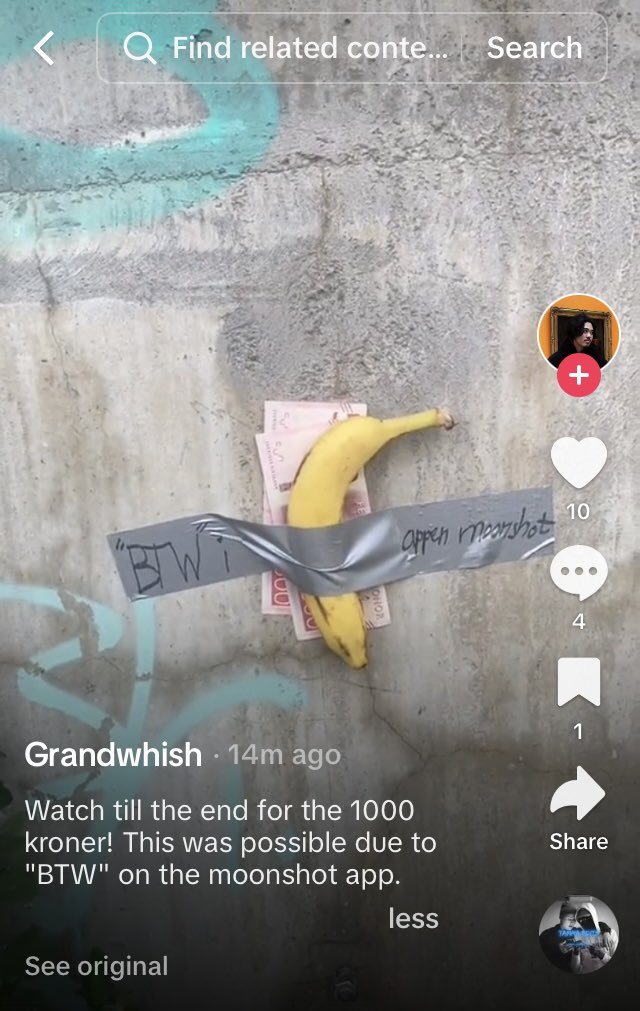 Bancrypto__'s tweet photo. Wtf, a swedish tiktok influencer just now shilled $btw doing a $100 bill giveaway. Bro averages like 200k - 300k views. This shit going 100M when it hits american tiktok. https://t.co/nXRV8IMxta