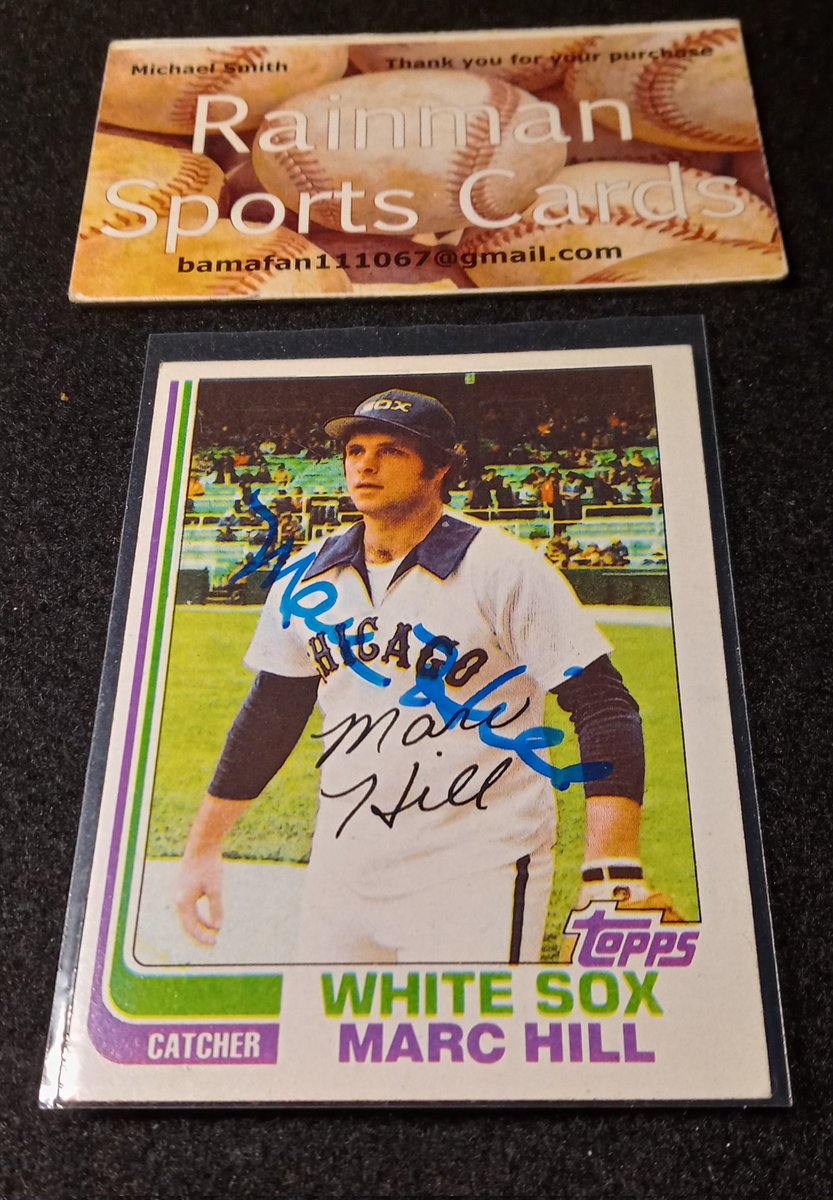 For sale 1982 Topps Marc Hill Chicago White Sox.  Will take $2.99 for this card and I'll pay shipping.