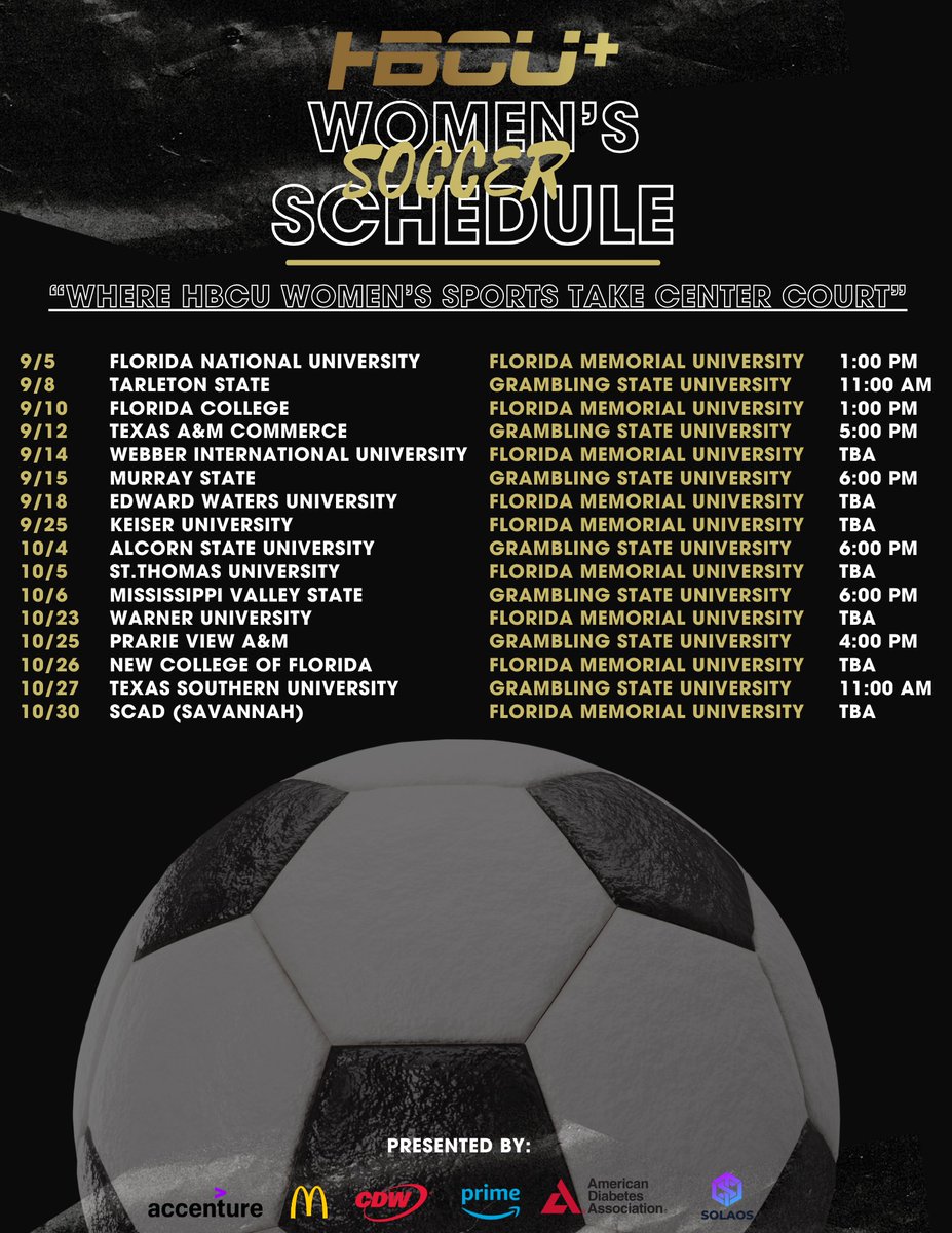 Urban Edge Network (@urbanedgenet) on Twitter photo HBCU+ releases 2024 HBCU Soccer Broadcast Schedule ⚽️🏆
•
•
Download HBCU+ NOW📲! HBCU+ releases 2024 HBCU Soccer Broadcast Schedule ⚽️🏆
•
•
Download HBCU+ NOW📲!