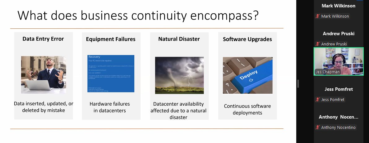 And we're off with @grrl_geek for the second session of EightKB 2024!

Azure SQL Database Business Continuity