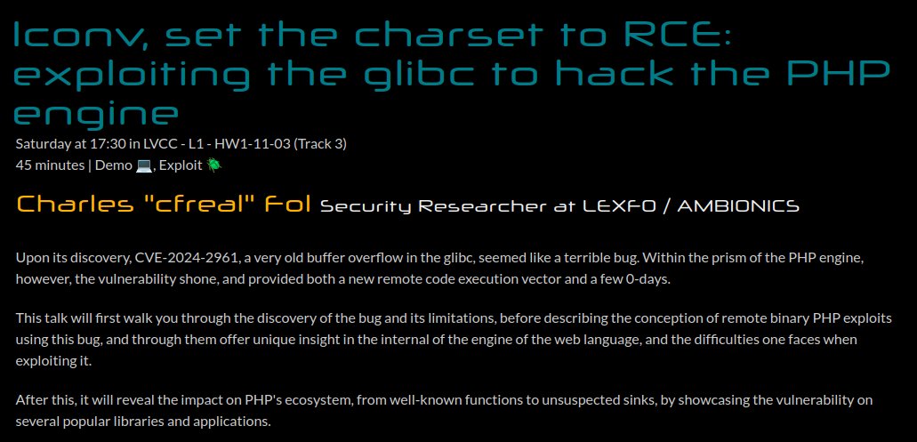 I'll be at on stage Saturday at 5:30 to talk about how PHP makes bad primitives look good! #defcon32