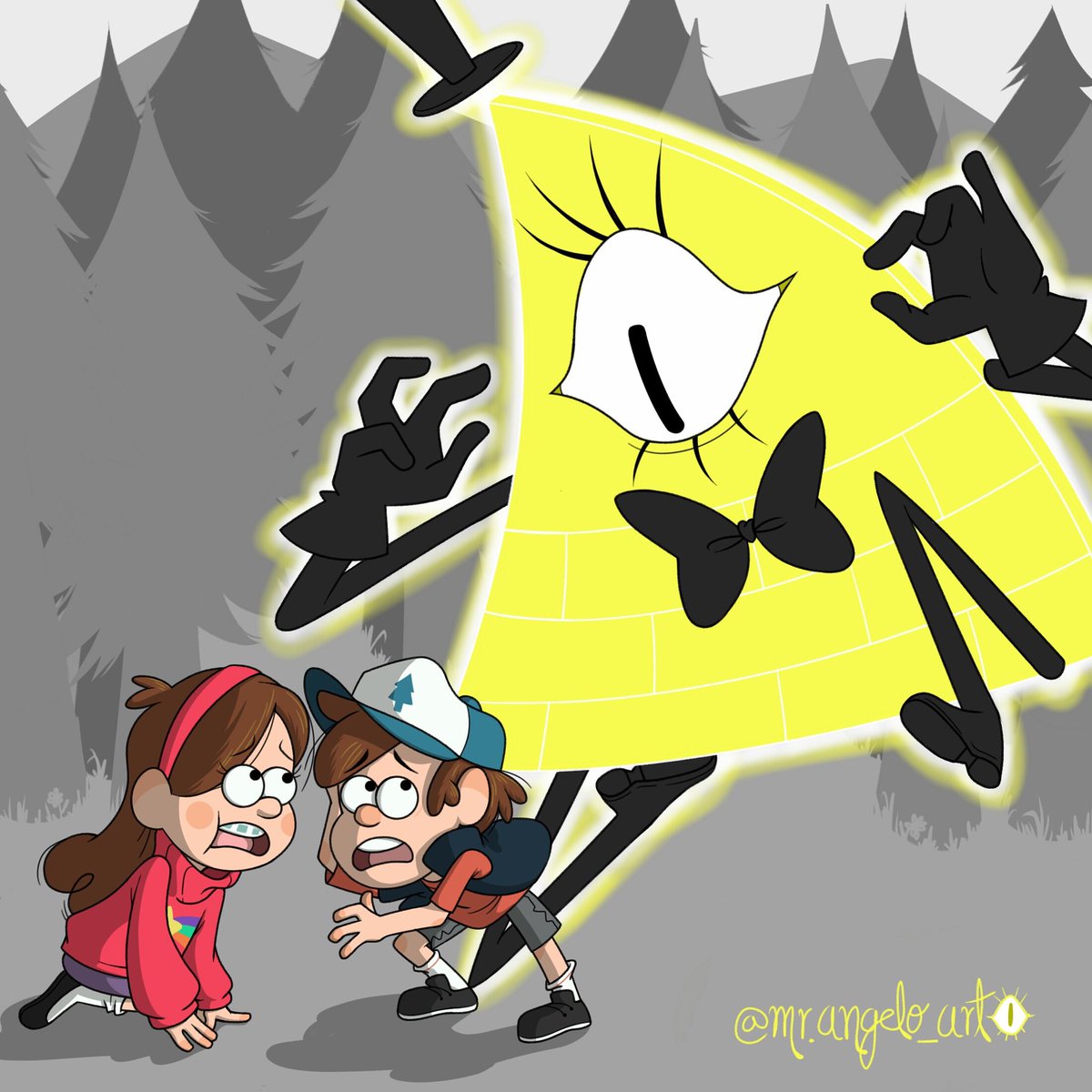 MrAngeloArt's tweet photo. ⚠️🎩WE’LL MEET AGAIN
DON’T KNOW WHERE
DON’T WHEN
BUT’I KNOW WE’LL MEET AGAIN
SOME SUNNY DAY 👁️
#gravityfalls #billcipher #billbook #alexhirsch #dipper #mabel #mistery #draw #dibujo #digitalart #misterio #art #ilustration #cartoon #fanart #arte #iseeyou #aestethic #misteryshack https://t.co/a8mIErfpLB