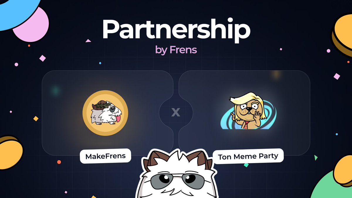 Make Frens, Get Paid (@makefrensxyz) on Twitter photo 🚨New Partnership Alert!🚨
Hey Frens,
We’re excited to team up with TON MemeParty! 🎉
<a href="/MemeParty_TON/">TON MEME PARTY</a> is the first Donald Trump-themed mini game on Telegram where you can earn money and enjoy hilarious memes. Let’s make memes great again!
Our quest is now live on their 🚨New Partnership Alert!🚨
Hey Frens,
We’re excited to team up with TON MemeParty! 🎉
<a href="/MemeParty_TON/">TON MEME PARTY</a> is the first Donald Trump-themed mini game on Telegram where you can earn money and enjoy hilarious memes. Let’s make memes great again!
Our quest is now live on their