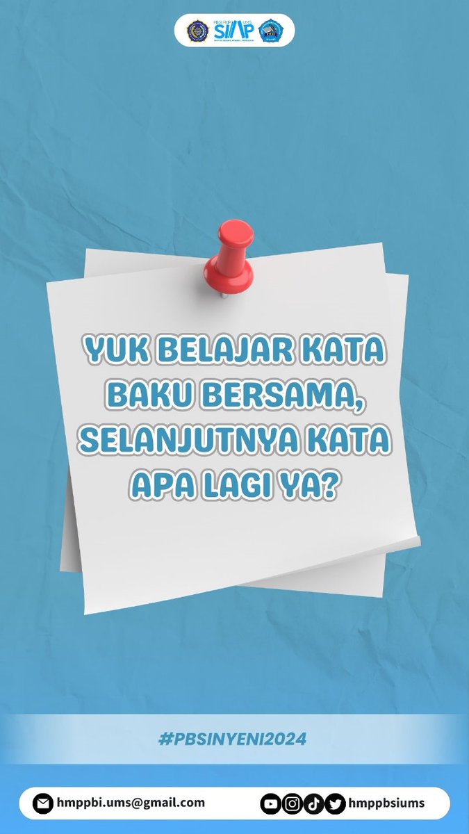 Bidang Kaderisasi
BKBBI (Belajar Kata Baku Bahasa Indonesia)