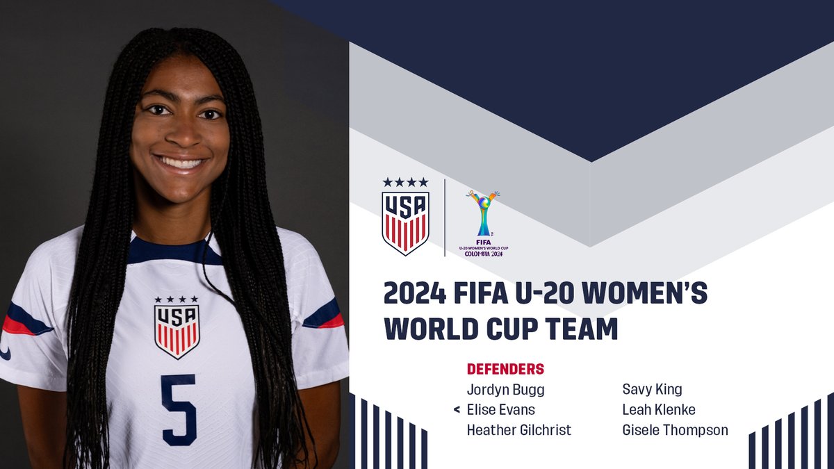 USYNT's tweet photo. Ready to rep the 🔴, ⚪️ &amp; 🔵!

Here at the 21 players that will represent the 🇺🇸 at the U-20 @FIFAWWC in Colombia! » https://t.co/D6Xi1qYfnP https://t.co/lt8CGdruVJ