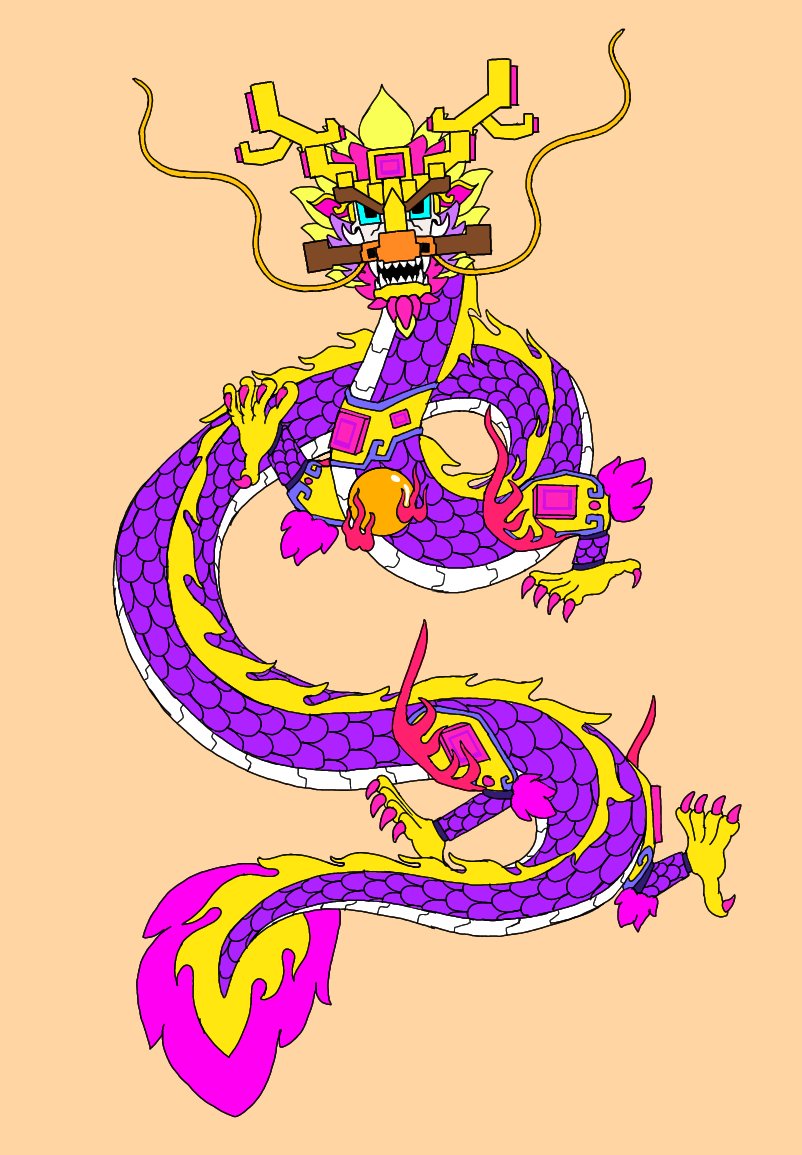 nhi_8a3's tweet image. #Boxell dragon...but is the eastern dragon...I'm not good at pixel drawing so yeah...but he looks amazing, doesn't he =DD
Next is Goosar as the phoenix =))
#Mechamato