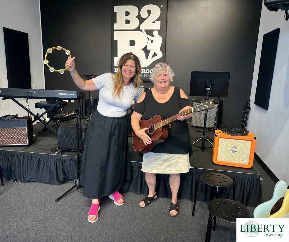 Liberty_Twp's tweet photo. Great way to start the day with the @PowellChamberC &amp; @B2RPowellOH for Coffee with the Chamber!

This #LibertyTownshipOhio business connects kids and adults with music and musical instruments. 🥁🎸🎶

🚒@ltfd320 Fire Marshall Gilbert even formed a community band!  We were on 🔥! https://t.co/VQb2qj9Rdv