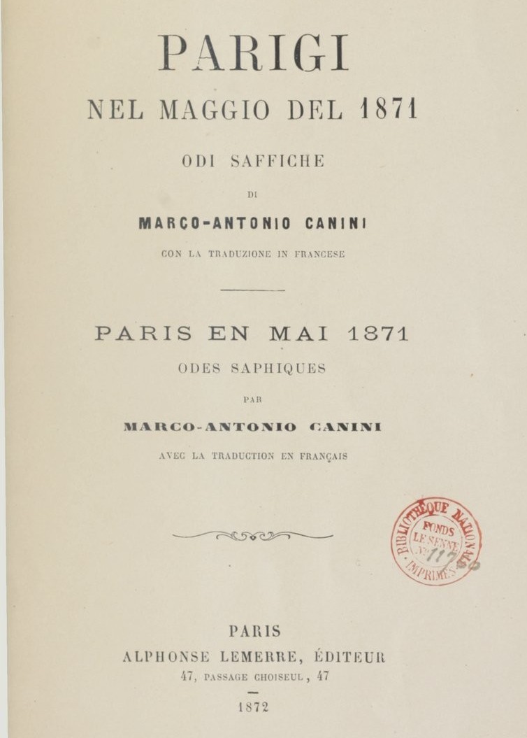 alberto_sanavia's tweet photo. #12agosto 1891, #Venezia: muore il filologo e patriota Marco Antonio #Canini. Per dissensi con Daniele Manin fu esiliato nei balcani e in Romania fu diffusore delle idee mazziniane-garibaldine. Autore di “Addio mia bella addio”,sarà poi a Parigi e a Venezia come insegnante https://t.co/I78XupsCQl