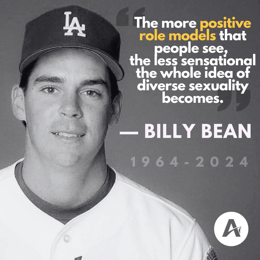 Billy Bean broke down barriers as only the 2nd <a href="/MLB/">MLB</a> player to come out as gay. He dedicated his life to making sport a safer place as the league’s 1st ambassador for inclusion &amp; later the VP of diversity, equity &amp; inclusion. 
Sport is about impact—Billy exemplified that. ❤️