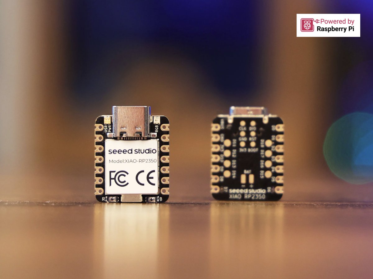 seeedstudio's tweet image. The first batch of 400pcs #XIAORP2350 of instant stock is ready to ship. Shop NOW: bit.ly/3WzNrxQ