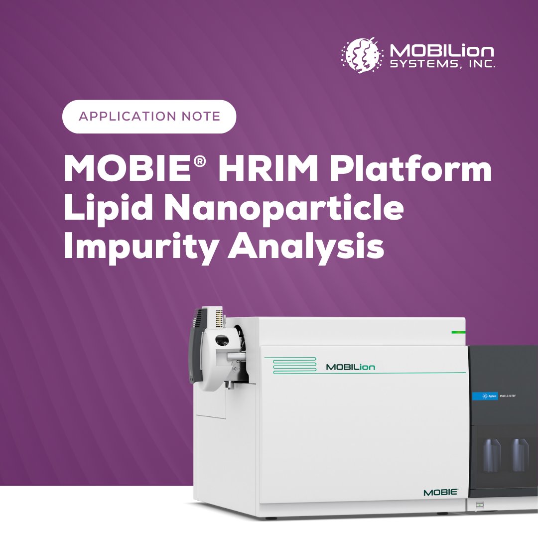MobilionSystems's tweet photo. Do you analyze Lipid Nanoparticles? Enhance traditional LC workflows with the MOBIE platform! By separating overlapping isotopic profiles, MOBIE improves identification &amp; relative quantification accuracy. 

Discover how: https://t.co/KCOuCxL4YC https://t.co/1yYbVyZXq5