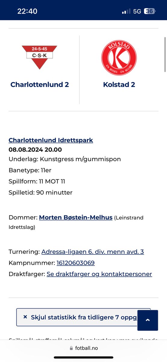 Jaja, vi e endelig tebake! 2 mnd med sommerkoteletta, grillribbe å en drøss med burgera! Ingen har rørt en ball siden siste vårkamp! Så no stikk vi te Charlottenlund for bykse løs på årets høstsesong! Som alltid så bli det jo endel mål så hær e det bare å møt opp!