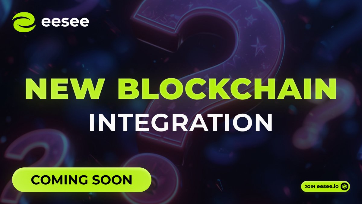 eesee_io's tweet photo. New Blockchain is coming to eesee! 🚀

We're constantly working on improving our platform and expanding the number of features available to our users 📈

We're also targeting to onboard users from as many chains as possible and that's why...

New Blockchain will be added to eesee! 🎉

What chain will it be? Try your guess 👇