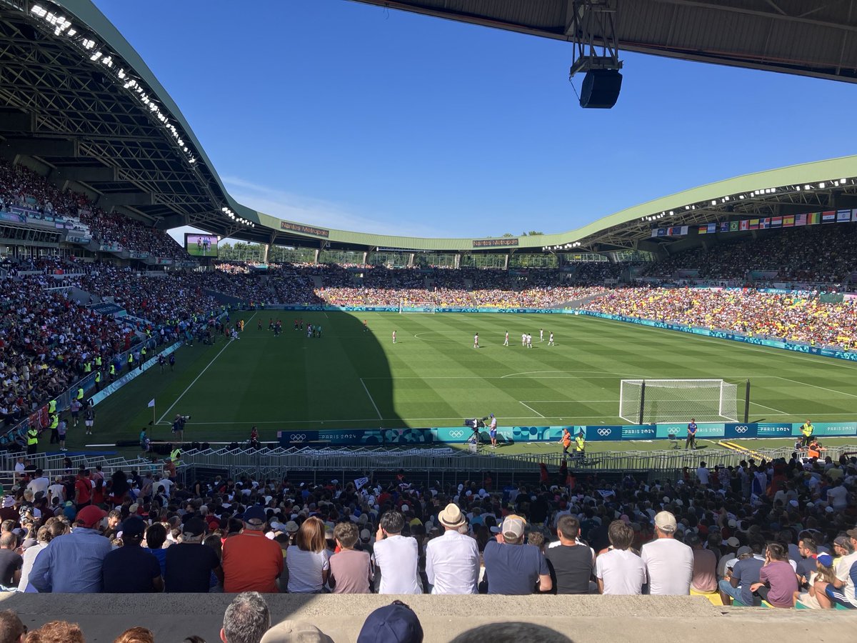 ⁦<a href="/maverickwhites/">Maverick Whites</a>⁩ Egypt v Morocco in Nantes and probably the most sober football game I’ve ever attended. No great expectation in a fabulous venue but no beer???????!!!!!!!!