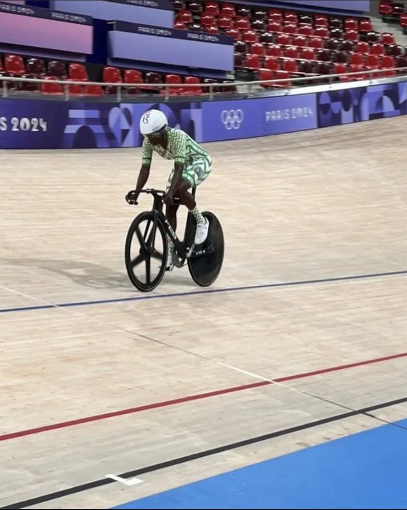 So Nigeria’s cyclist, Ese Ekpeseraye had to BORROW a bicycle from the German cycling team to train and compete at the Olympics? 

My goodness!!