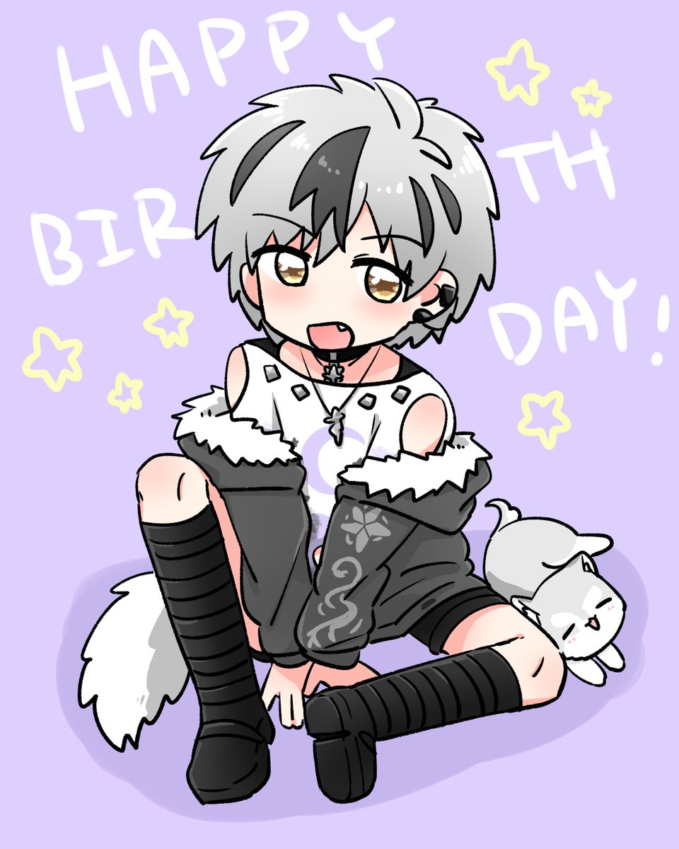 「誕生日おめでとう～! #漆黒の水鏡 」|はっさんのイラスト