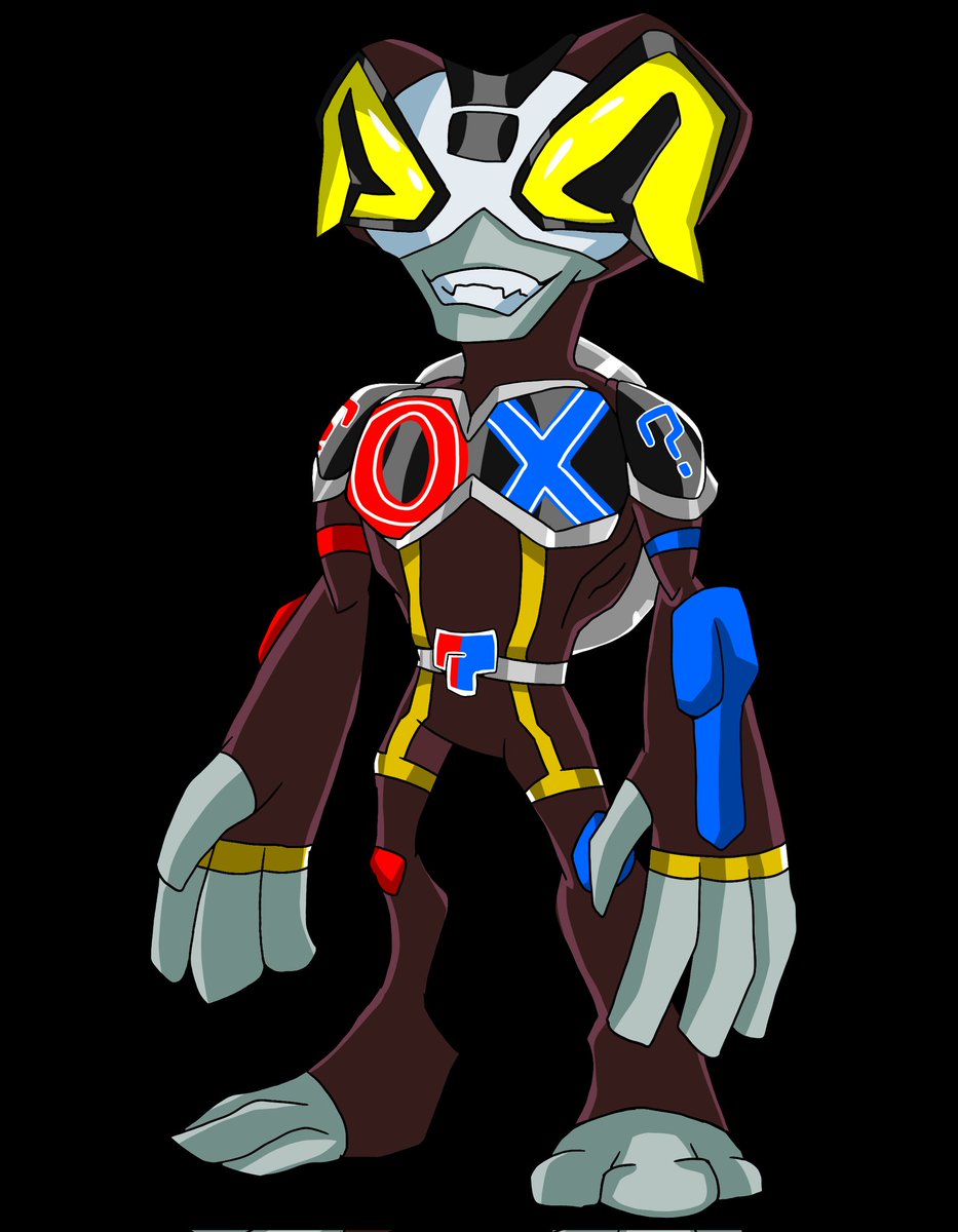 Megalo_555's tweet photo. FASHION! PASSION! QUESTION!
Quinto alien Quiz Matter
De paso muestro que lo rediseñe porque dios mio que el original era feo de huevos
Nos vemos mañana sin miedo ni dolor
#Ben10 #ben10art #tokusatsu #kamenrider #Tokutrix #Chaquetrix #Carnitrix https://t.co/1ZpZR4Feou