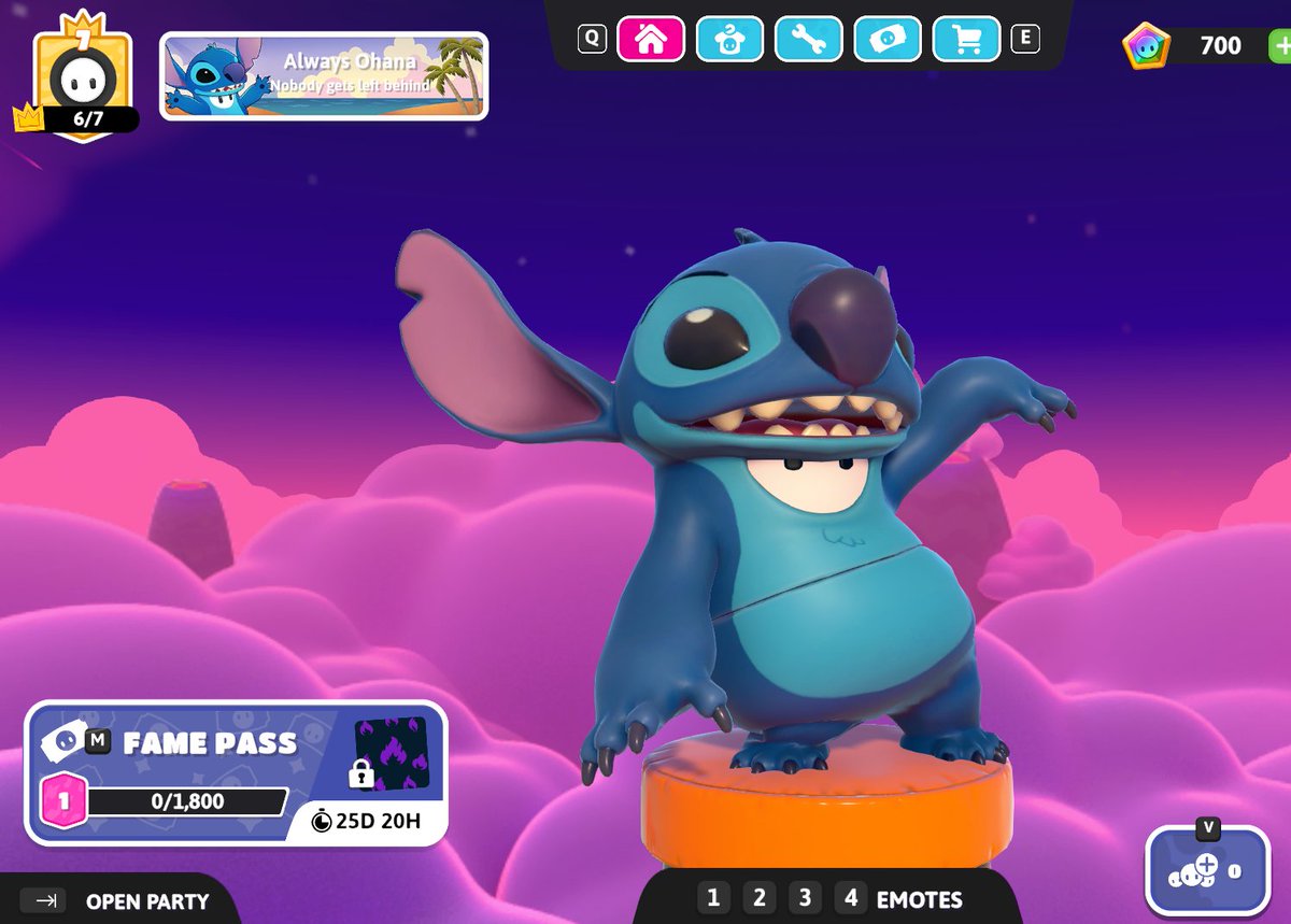 AlwaysxOhana's tweet photo. My #FallGuys account has found its permanent look.
#Experiment626 #Stitch #AlwaysxOhana #NobodyGetsLeftBehind https://t.co/qieZz1j23z