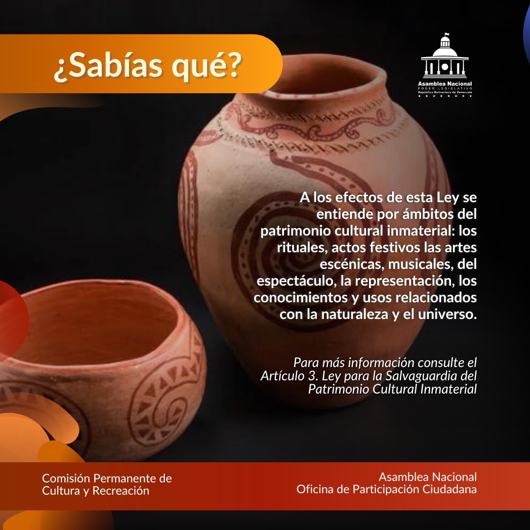 saenzmanuela617's tweet photo. #8Ago
La ley da visibilidad a las diversas manifestaciones culturales que existen en Venezuela, desde las danzas y músicas hasta las artesanías y la gastronomía.
#PuebloSonrienteYEnPaz #JusticiaSoberana #VenezuelaSeRespeta https://t.co/yV22DbIvOy