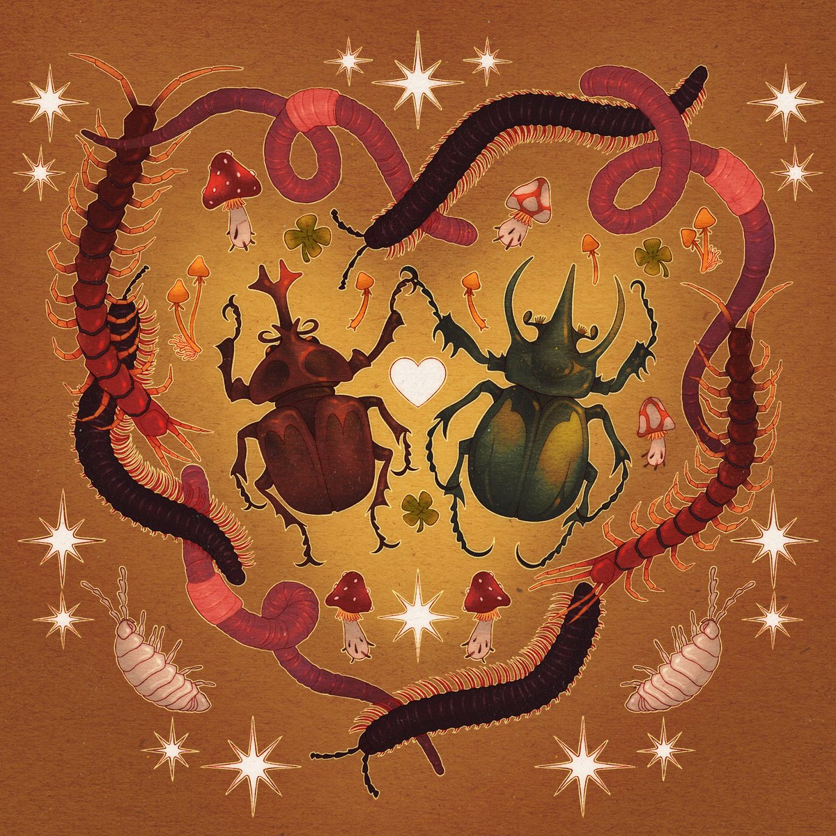 antiquedeuce's tweet photo. would you still love me if I was a bug? 🍀💚🪲 https://t.co/6148ebonBa