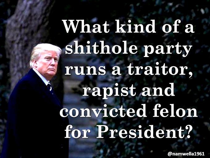 Not our party. 
Not now, not ever.
#FBRParty Pls RT
<a href="/ThatLibBitch/">🌸ThatLiberalBitch🌸</a> <a href="/BardOfEarth2/">BardOfEarthTWO</a> <a href="/marynlm/">Luba Howard 🇺🇦</a> <a href="/Kalisydney2/">Kalisydney2 🟧🟦</a> <a href="/danbenbow/">Dan Benbow 🌊🌊🌊</a> @ItHasBegun2016 <a href="/JamesCountrym10/">FDT everybody FDT</a> <a href="/Tony323g/">Anthony G</a> @MeidasDez1 <a href="/MillenniaLudite/">MillenniaLudite</a> @Boxdonkey17 @beccakittybear1 <a href="/Ruby74698396/">Ruby🆘VetsResistSupport #DemCast</a> @DorisPa28214553 @LowAndAwayOne <a href="/bab_102/">Bab</a> <a href="/Wipapa5/">Wipapa</a>