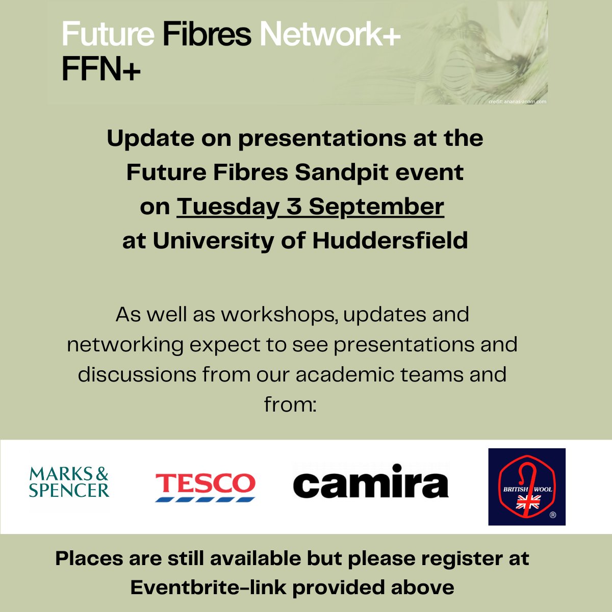 📣 Sandpit event update 👇 eventbrite.co.uk/e/ffn-sandpit-…
@UKFTorg <a href="/UniofExeter/">University of Exeter</a> <a href="/PlymUni/">University of Plymouth</a> <a href="/UAL/">University of the Arts London</a> @TheBiologyBen