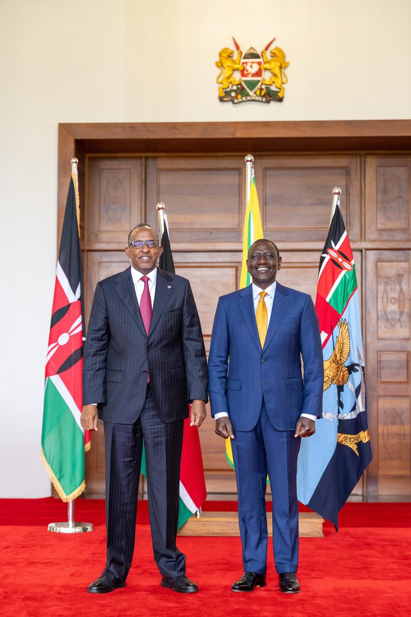 HonAdenDuale's tweet photo. In a ceremony presided over by President @WilliamsRuto and witnessed by a host of national leaders at the State House, Nairobi, this morning I was honoured to be sworn in as Kenya’s Cabinet Secretary for Environment, Climate Change, and Forestry.

Kenya faces urgent environmental challenges that require innovative solutions. As I assume this role, I am committed to tackling climate change, deforestation, and environmental degradation. 

Our goal is to meet our environmental targets and set a standard for sustainable development through science-based, data-driven, and involve collaboration with communities, stakeholders, and international partners. 

I am committed to transparency, accountability, and inclusivity in all our initiatives. By working with all levels of government, civil society, and the private sector, we can achieve a greener, more resilient Kenya. 

I look forward to engaging with you all and building a sustainable future for our country and future generations.