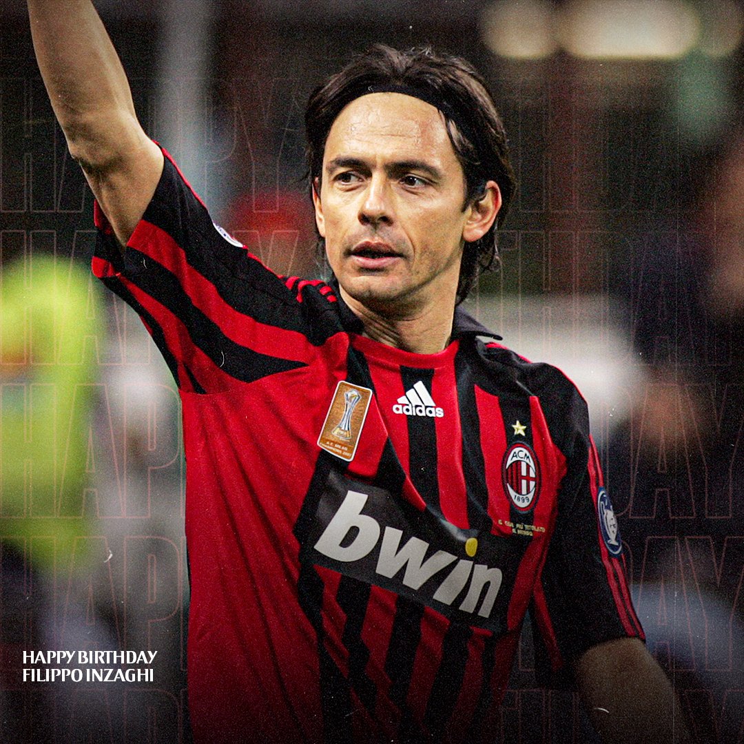 acmilan's tweet photo. Pippo 🎉 Pippo 🎉 Pippo 🎉

#SempreMilan