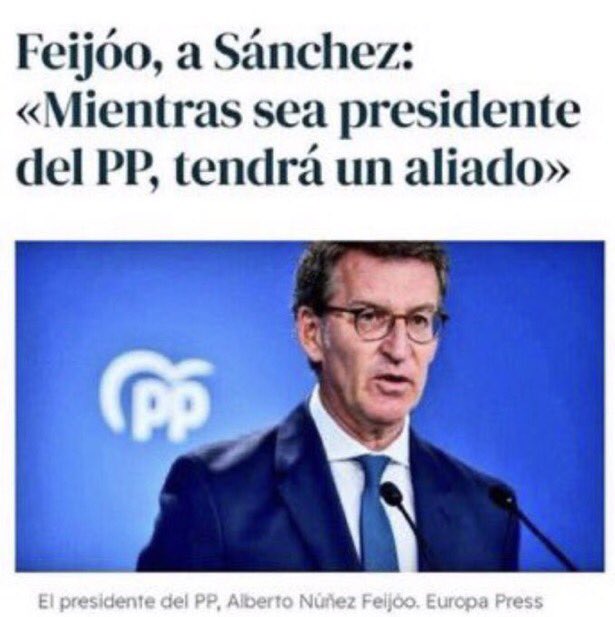 sueciasski's tweet photo. #ULTIMAHORA El #corrupto Cándido Conde Pumpido fue puesto por Sanchez en el Tribunal Constitucional gracias a los votos de #Feijoo del #PP que prometió a Von der Leyen “ser un aliado de Sanchez mientras él fuese presidente del #PP”. https://t.co/dVGwbTxjus