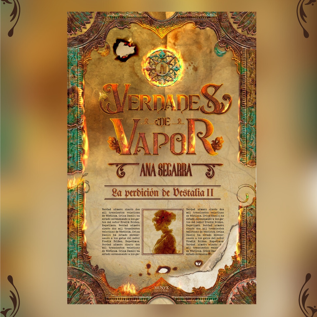 AnaSegarraG's tweet image. El final de La perdición de Vestalia está cerca. Verdades de vapor llega en septiembre para poner fin a esta bilogía. ¿Hasta dónde estarías dispuesto a llegar para conseguir lo que ansías?