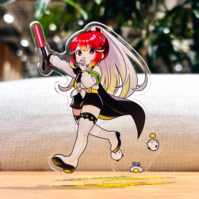 TRIP THE DEEPアクスタ完成!後ろのハムちゃんズはセパレートにして行進しているようなジオラマ風にしました 夏コミのセットに入れます 