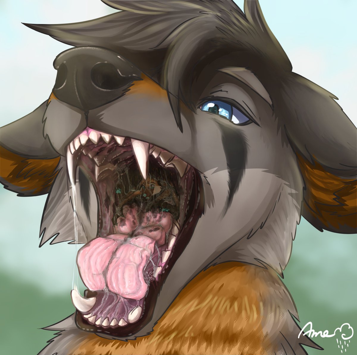 it's vore day, so that means... hey NOT ME, NO WAIT!

I can't believe <a href="/ArloWuff/">Fluffy Fennec Muncher!</a> would glurk me down in that really uncomfortable position... Just for fun

wonderful art by <a href="/ameamedoggo/">Ame</a>