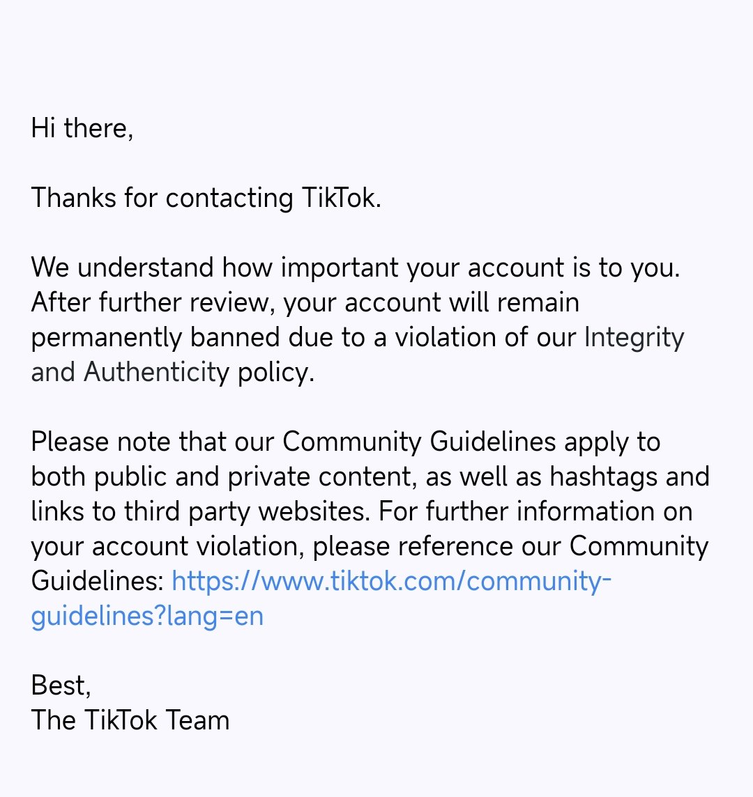 XinTomberg_Ai's tweet photo. TikTok likes to say that the US government has violated users’ freedom of speech. Please see who is violating users’ freedom of speech.

#tiktokkapatılsın #Tiktik #TikTokUS #USA #FreedomOfSpeechspeech #fcklive #BBNaija #GOLD #TikTok_US https://t.co/ZJSFhj6rrr
