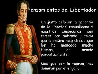 GNBJJGS29's tweet photo. #08Agos Pensamiento del libertador Simón Bolivar https://t.co/ZtNrfzZtDm