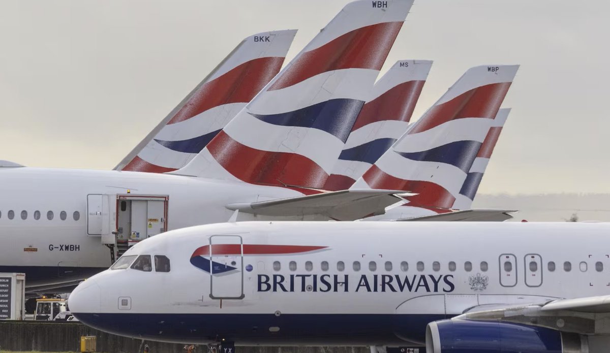 🚨BREAKING: BRITISH AIRWAYS SUSPENDS BEIJING SERVICE DUE TO RUSSIA

British Airways will suspend flights between London and Beijing from October 26, 2024, until November 2025.

This move is due to continued Russian airspace closures and reduced demand.

Affected passengers can