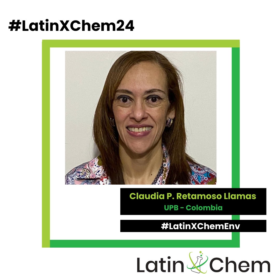 Claudia Retamoso (@cretamoso) on Twitter photo Happy to share that I will judge the Environment Category #LatinXChemEnv in this year's #LatinXChem24 Virtual Conference held here in X on Oct 14-15. For more information on how to participate, follow <a href="/LatinXChem/">LatinXChem</a>. Don't miss the chance to submit your abstract! Happy to share that I will judge the Environment Category #LatinXChemEnv in this year's #LatinXChem24 Virtual Conference held here in X on Oct 14-15. For more information on how to participate, follow <a href="/LatinXChem/">LatinXChem</a>. Don't miss the chance to submit your abstract!
