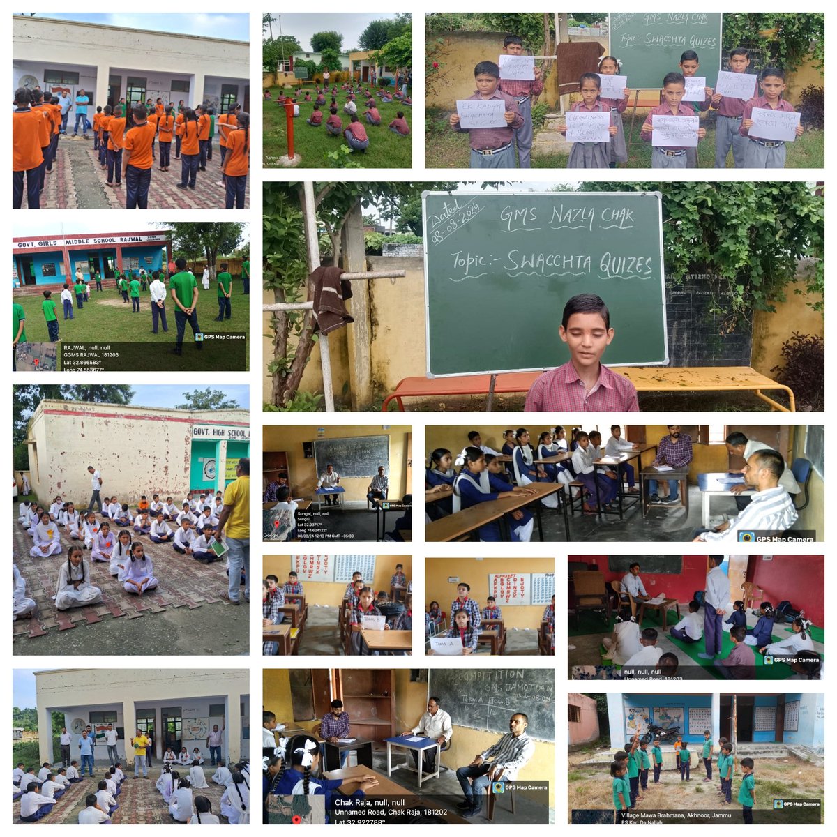 BdoBhalwalBr's tweet photo. Highlights Of Swachhata Quizzes Organised at various Schools of respective Panchayats of Block Bhalwal Brahmana on 8th Day of the ongoing Swachhata Pakhwada 2024.

@OfficeOfLGJandK @dmjammuofficial @acp_jammu @swachhbharat @diprjk @infjammu @jkrddpr @listenshahid #jammusangram https://t.co/vqdJCWzcEJ